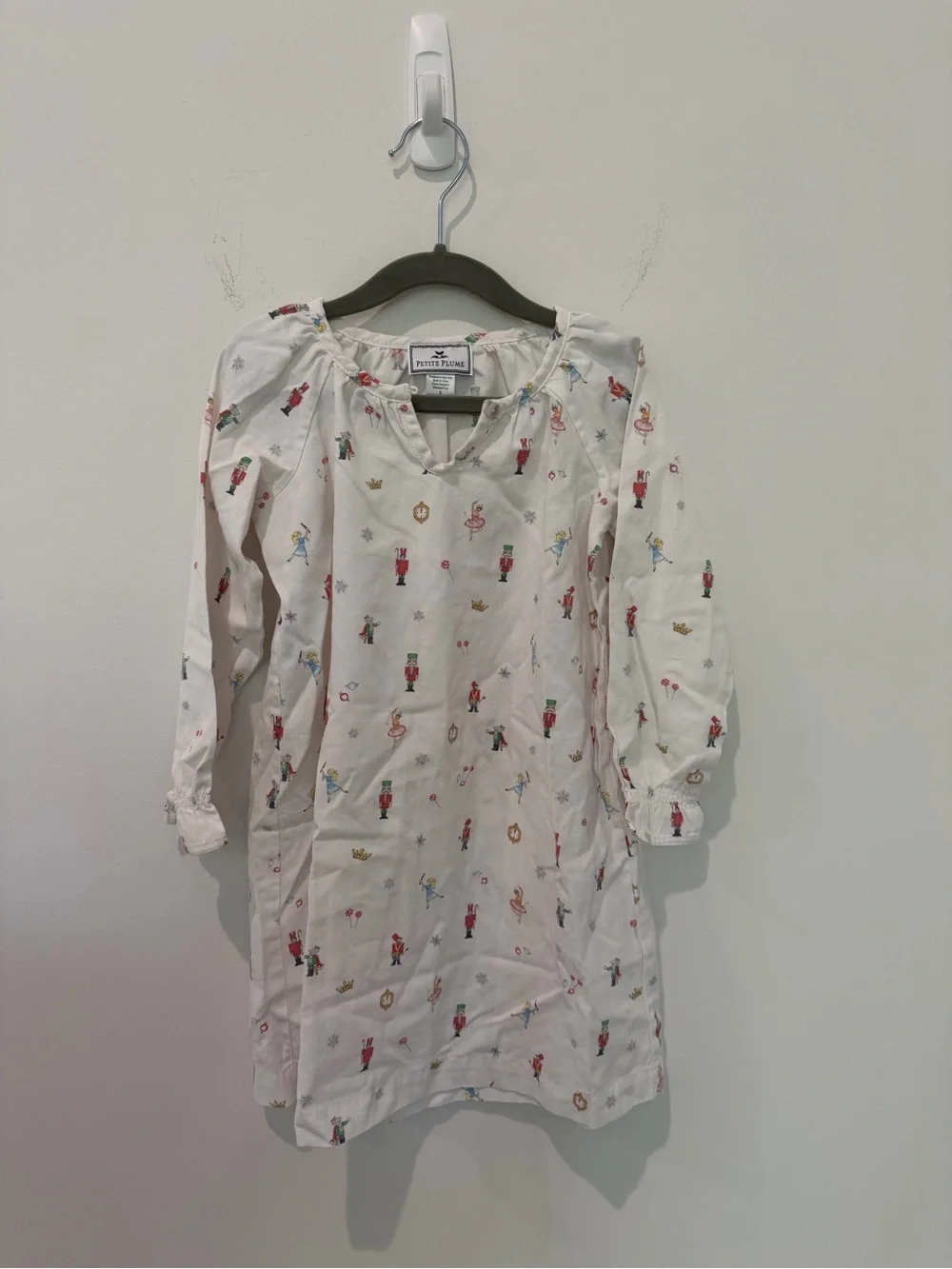 🎄 Petite Plume Nutcracker Nightgown Girls Size 3 EUC